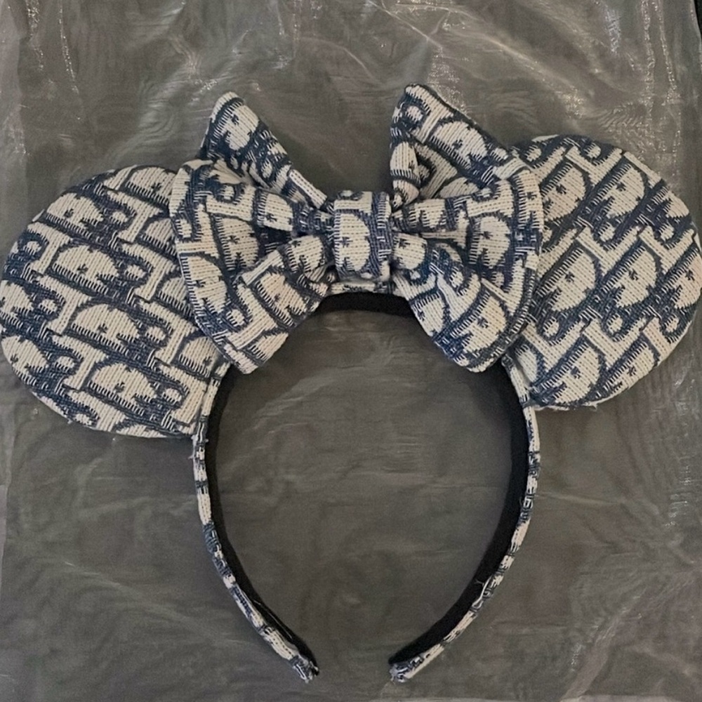Monogram Mickey/Minnie Ears Headband